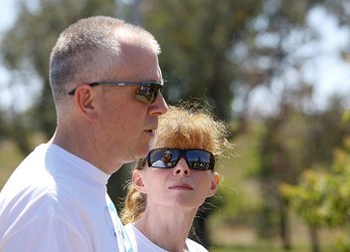 Brent and Kelly King, Chelsea's parents, talk to the media Thursday after a version of Chelsea's Law passed the Assembly unanimously. The bill now faces a Senate vote.