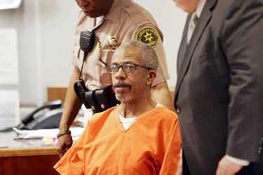 John Wesley Ewell appears for arraignment in the courtroom of Los Angeles County Superior Court Judge Keith L. Schwartz. The Harbor Gateway handyman is accused in the home invasion slayings of four people this fall.