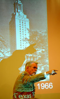 Ron McCarthy talks to fellow officers about "The Evolution of SWAT in America" during the 27th annual National Tactical Officers Association conference, which gathered for the first time in Pittsburgh yesterday.