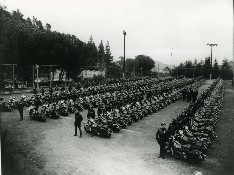 Harleys at Inspection