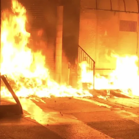 Arson probe underway in Chinatown after witness reports seeing man with gas can igniting fires