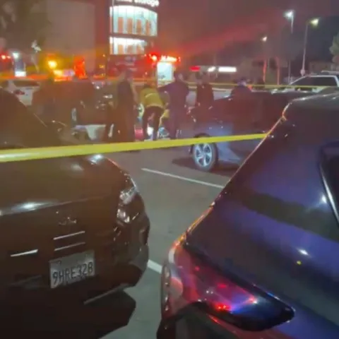 Man dies after being chased, shot and run over in Los Angeles 