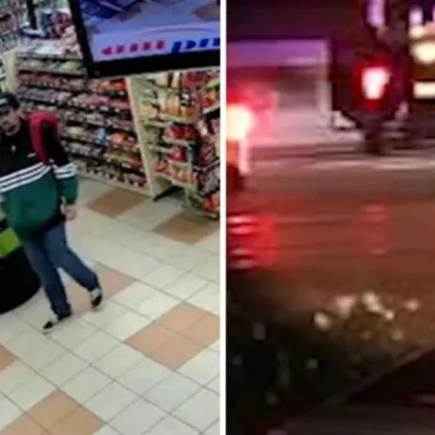 Video shows Nick Reiner in gas station store, LAPD arresting him for parents' murders