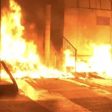 Arson probe underway in Chinatown after witness reports seeing man with gas can igniting fires
