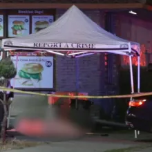 Man shot to death outside donut shop in Van Nuys, gunman at large