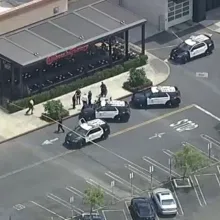 Man armed with AR-15 style rifle stabs woman with child outside Westfield Topanga Mall, LAPD says