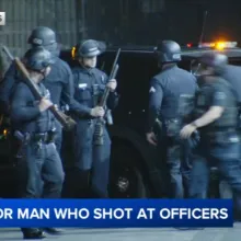 Search underway for man with rifle who shot at officers in Boyle Heights, LAPD says