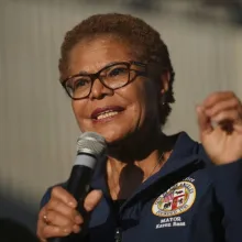 Mayor Karen Bass wants LAPD budget increase for more officers